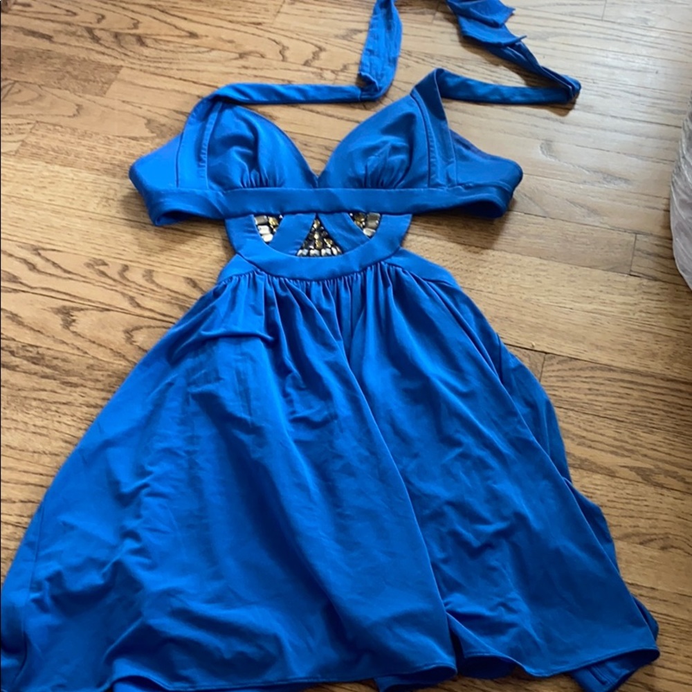 blue cover up